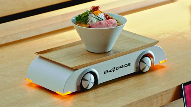 日產(chǎn)e-4ORCE技術完美“配送”拉面！